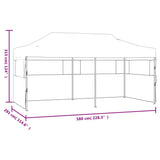 Blue Foldable Pop-up Party Tent 3 x 6 m