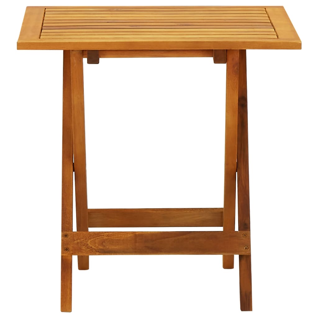 Bistro Table 46x46x47 cm Solid Acacia Wood