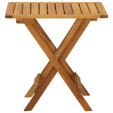 Bistro Table 46x46x47 cm Solid Acacia Wood