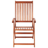 Folding Garden Chairs 2 pcs Solid Acacia Wood Brown