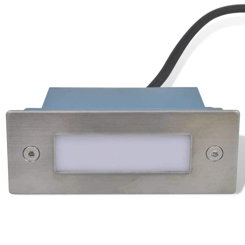 LED Recessed Stair Lights 12 pcs 44x111x56 mm