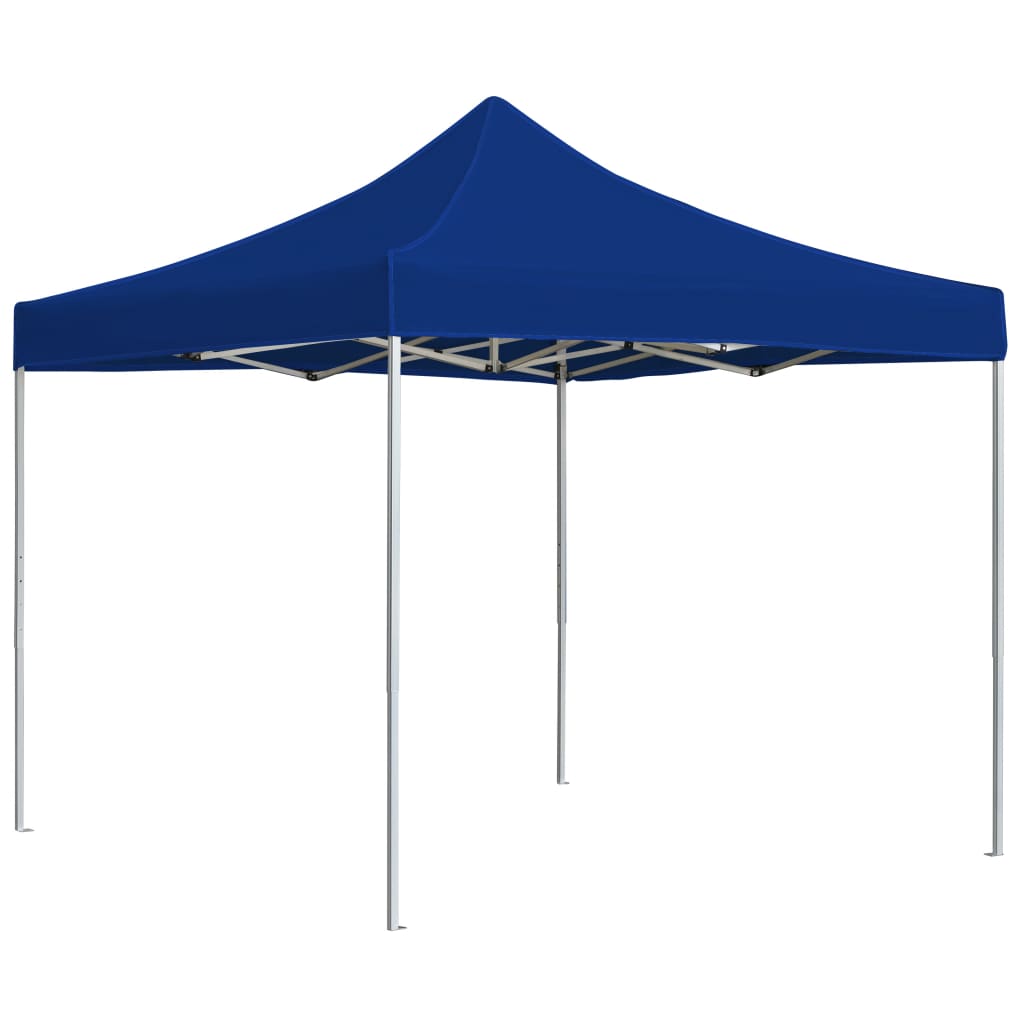 Professional Folding Party Tent Aluminium 3x3 m Blue