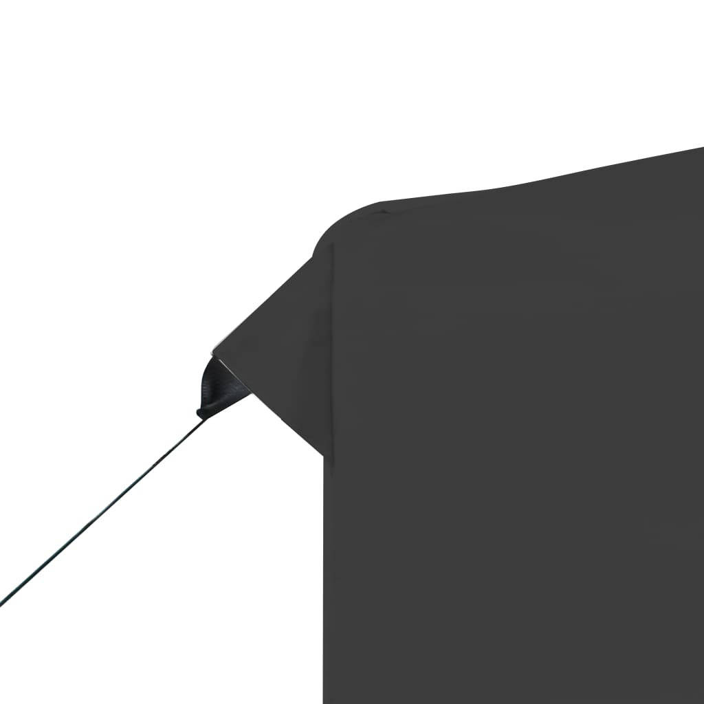 Professional Folding Party Tent with Walls Aluminium 3x3 m Anthracite