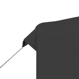 Professional Folding Party Tent with Walls Aluminium 3x3 m Anthracite