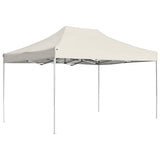 Professional Folding Party Tent Aluminium 4.5x3 m Cream