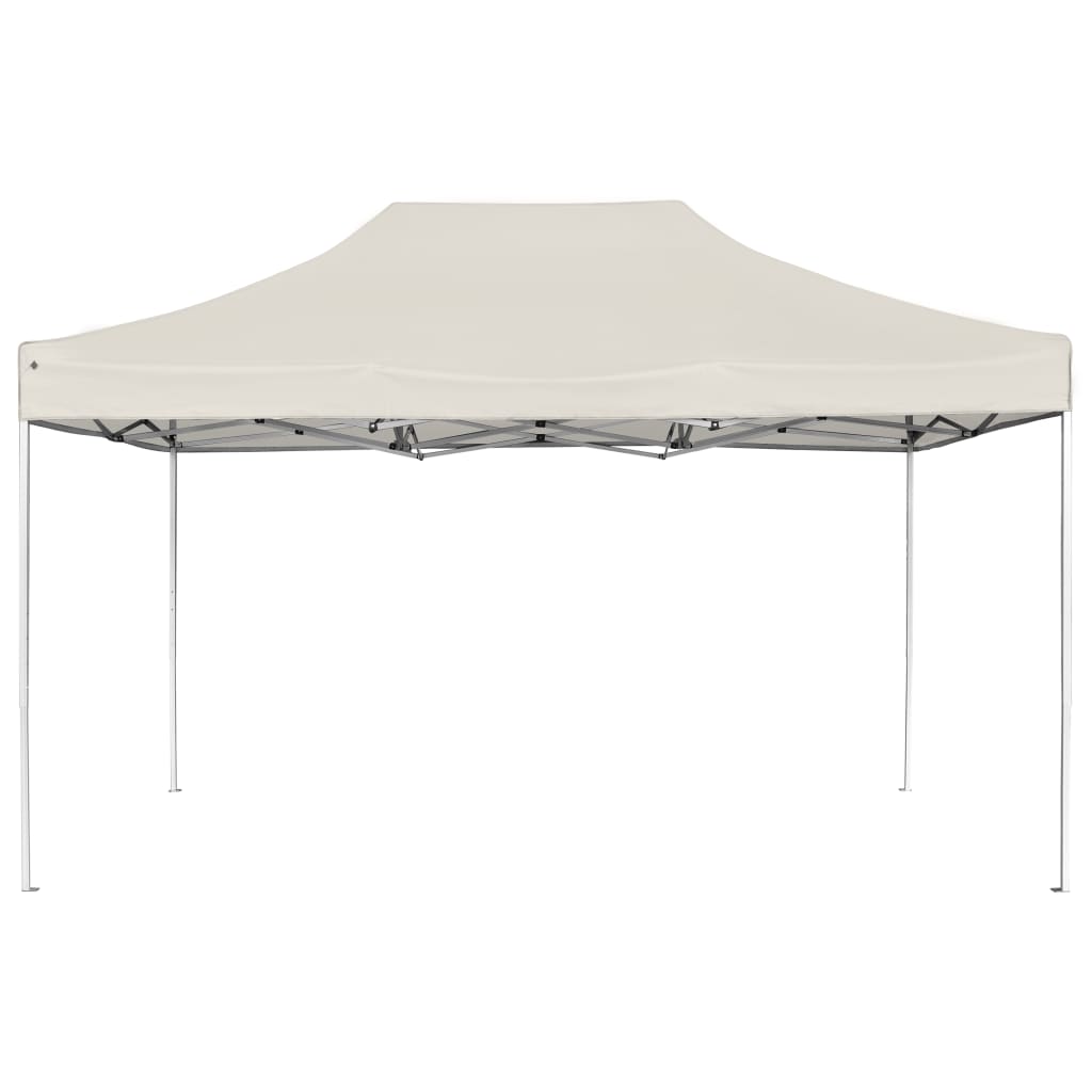 Professional Folding Party Tent Aluminium 4.5x3 m Cream