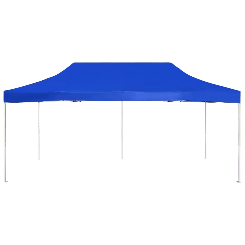 Professional Folding Party Tent Aluminium 6x3 m Blue