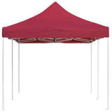 Professional Folding Party Tent Aluminium 6x3 m Wine Red