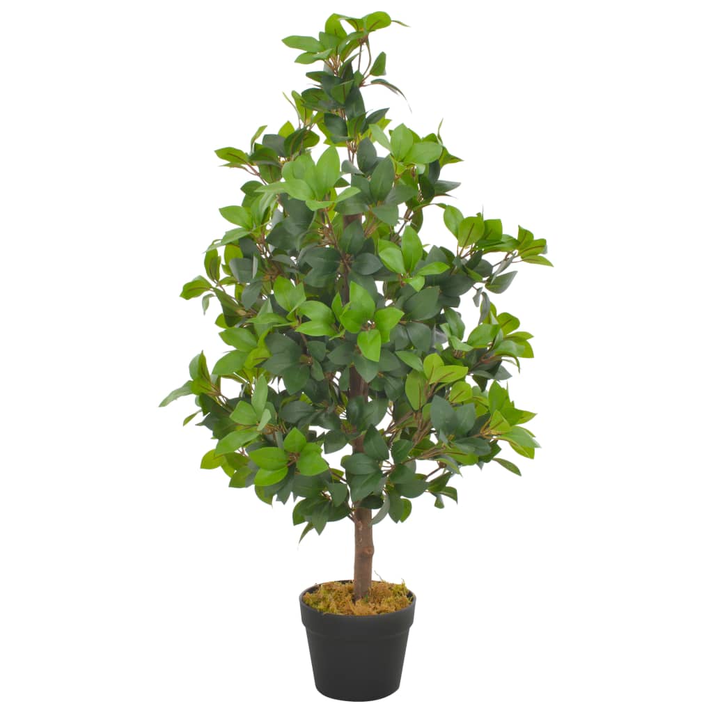 Artificial Plant Laurel Tree with Pot Green 90 cm