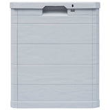 Garden Storage Box 90 L Light Grey