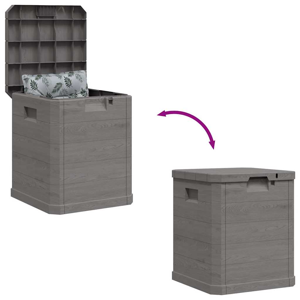 Garden Storage Box 90 L Brown