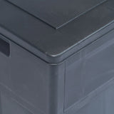 Garden Storage Box 320 L Black