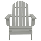 Garden Chair Wood Grey