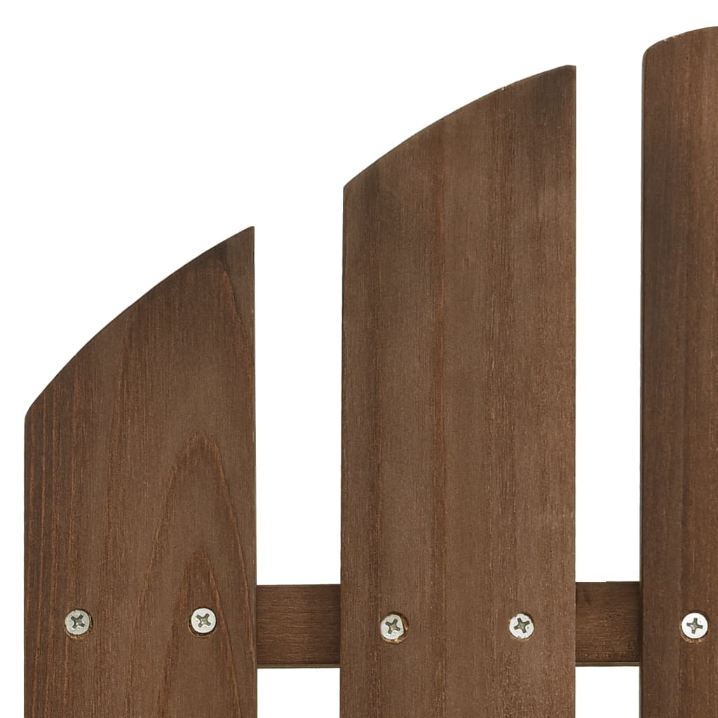 Garden Rocking Chair Wood Brown