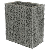 Gabion Raised Bed Galvanised Steel 90x50x100 cm
