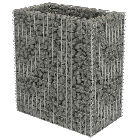 Gabion Raised Bed Galvanised Steel 90x50x100 cm