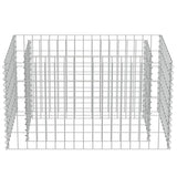 Gabion Raised Bed Galvanised Steel 90x50x50 cm
