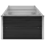 Garden Raised Bed Anthracite 240x80x45 cm Galvanised Steel