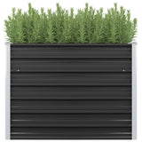 Garden Raised Bed Anthracite 100x40x77 cm Galvanised Steel