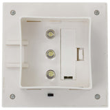 Outdoor Solar Lamps 12 pcs LED Square 12 cm White