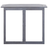 Folding Balcony Table 90x50x74 cm Solid Acacia Wood