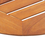 Folding Garden Table 60x75 cm Solid Acacia Wood