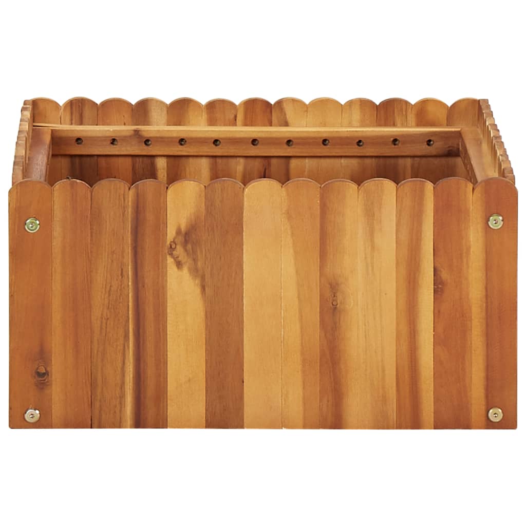 Garden Raised Bed 50x50x25 cm Solid Acacia Wood