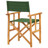 Director's Chair Solid Acacia Wood Green