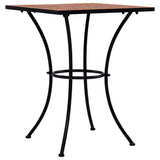 Mosaic Bistro Table Terracotta 60 cm Ceramic