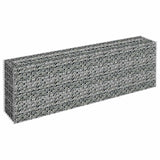 Gabion Raised Bed Galvanised Steel 180x30x60 cm