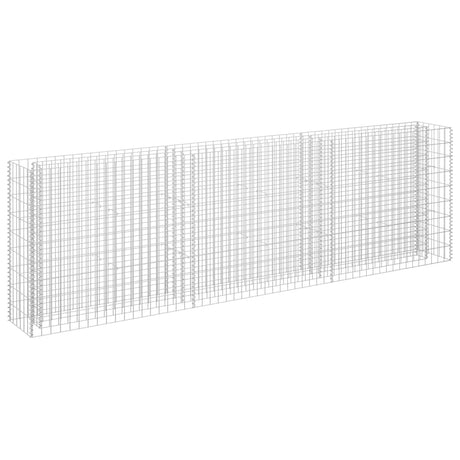 Gabion Raised Bed Galvanised Steel 270x30x90 cm