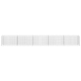 Gabion Raised Bed Galvanised Steel 450x30x60 cm