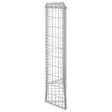 Trapezium Gabion Raised Bed Galvanised Steel 100x20x100 cm