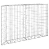 Trapezium Gabion Raised Bed Galvanised Steel 150x20x100 cm