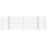 H-Shaped Gabion Planter Steel Wire 260x40x80 cm