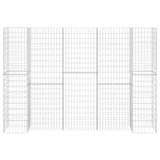 H-Shaped Gabion Planter Steel Wire 260x40x200 cm