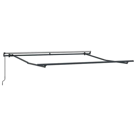 Awning Frame Manual Anthracite 3 x 2.5 m Aluminium