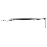 Awning Frame Manual Anthracite 3 x 2.5 m Aluminium