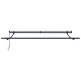 Awning Frame Manual Anthracite 3 x 2.5 m Aluminium