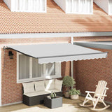 Awning Frame Manual Anthracite 3.5 x 2.5 m Aluminium