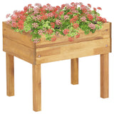 Raised Garden Planter 50x40x45 cm Solid Acacia Wood