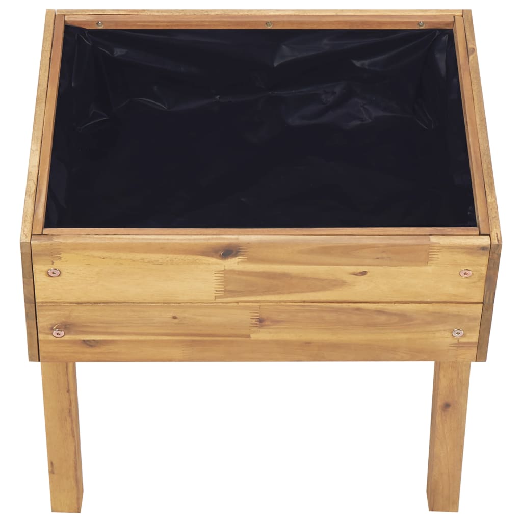 Raised Garden Planter 50x40x45 cm Solid Acacia Wood