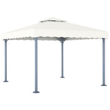 Gazebo 300x300 cm Cream Aluminium