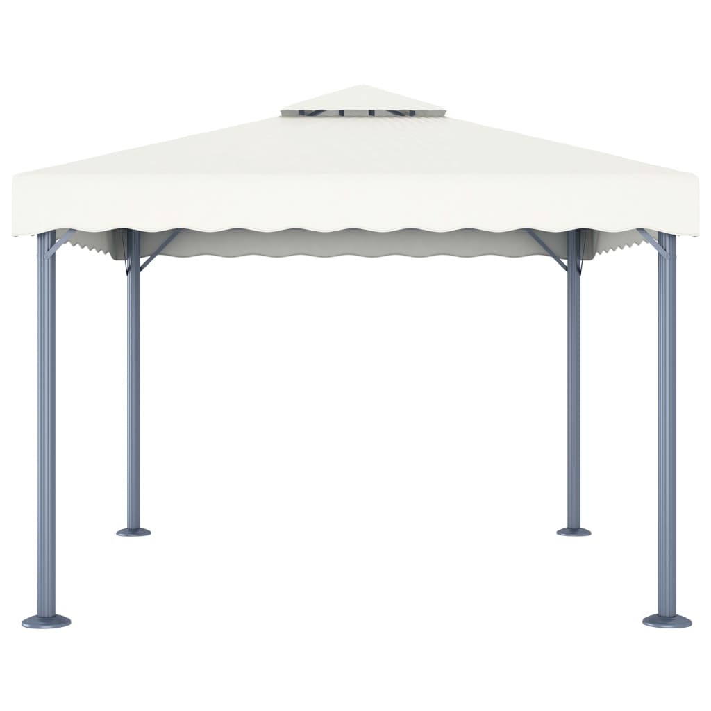 Gazebo 300x300 cm Cream Aluminium