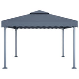 Gazebo 400x300 cm Anthracite Aluminium