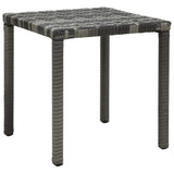 Sun Loungers with Table Poly Rattan Anthracite