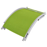 Folding Sun Loungers 2 pcs Green Textilene