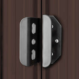 Garden Storage Shed Brown 194x121x181 cm Steel