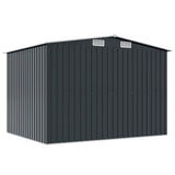Garden Storage Shed Anthracite Steel 257x205x178 cm
