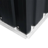 Garden Storage Shed Anthracite Steel 257x205x178 cm